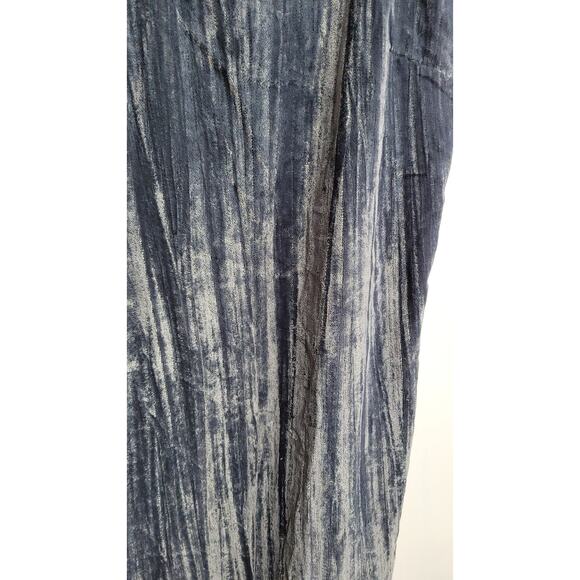 Elodie V-Neck Velvet Cami Dress in Blue Slate Medium - Picture 8 of 8